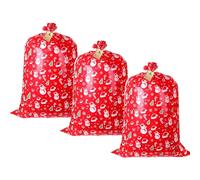 Sacs À Biscuits De Noël | Ensemble de 3 Pochettes de Stockage - Sacs Cadeaux Festifs,Pour Cadeaux Gourmands Friandises Jouets Festivités Hivernales