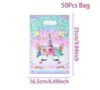 Sacs À Bonbons À Main Pour Décoration De Ixd'anniversaire Pour Fille,Emballage Cadeau Pour Enfant,Premier Anniversaire,Baby Shower,10 Pièces - Type 50pcs-25cmx16.5cm