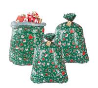 Sacs à Bonbons de Noël | Petites Pochettes avec Étiquettes et Attaches - Sacs À Bonbons Fêtes De Noël - Pour Cadeaux Gourmands Friandises Jouets Festivités Hivernales