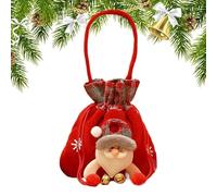 Sacs à Bonbons de Noël | Pochette à Cordon pour Bonbons de Noël - Sachets Cadeaux de Fêtes pour Garnitures de Chaussettes,Remplissage de Chaussettes de et Salle de Classe