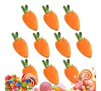 Sacs à Bonbons de Pâques,10 Pochettes En Velours À Cordon | Pochette en Tissu à Cordon pour Pâques - Pour Chasse Aux Œufs, Fête Extérieure, Décoration, Remplissage De Panier, Snacks, Jouets,