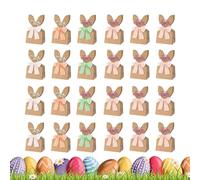 Sacs à bonbons de Pâques 24 pièces d'oreilles de lapin mignonnes déco