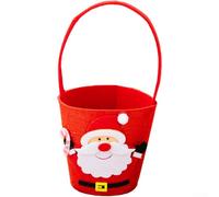 Sacs à bonbons décoratifs de Noël pour enfants avec imprimés de dessins animés fabriqués en tissu pour les fêtes de fin d'année et les fêtes (personne âgée)