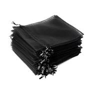 Sacs à bonbons en organza pour Halloween - Pochettes cadeaux conviviales avec motifs sur le thème étrange pour les fêtes - Pochettes à bonbons en organza