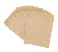 Sacs à bonbons en papier Kraft 13x18cm, 50 pièces, sac d'emballage de biscuits pour faveurs de mariage, pochette cadeau décorative pour fête d'anniversaire des invités