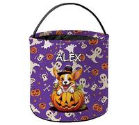 Sacs à Bonbons Halloween Chiot adorable de Welsh Corgi Pembroke Seau à