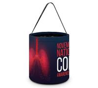 Sacs À Bonbons Mois De Sensibilisation À La Bpco Sacs À Friandises 23X23Cm | Sacs Cadeau Large Ouverture Avec Poignée Sac Bonbon Halloween pour Garçon Fille Fête