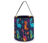 Sacs À Bonbons Petit Dinosaure Mignon De Dessin Panier Cadeau 23X23Cm | Sacs Cadeau Renforcée Réutilisables Sacs Surprise Anniversaire pour Fête Banquet Garçon