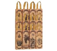 Sacs À Bouteilles De Vin Douze Pièces Vintage Sac Cabas Non Tissé Avec