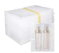 Sacs à bulles 200 pièces 6x8 pochettes à bulles sac d'expédition étanche absorption des chocs avec bord scellé PE Transparent robuste tout usage pour l'emballage..