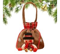 Sacs à Cadeaux de Noël - Pochette à Cordon pour Bonbons de Noël,Sachets Cadeaux Fête pour Goûter Salle de Classe,Garnitures de Chaussettes de