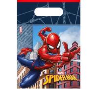 Sacs à cadeaux - PROCOS - Spiderman - Lot de 6 - Rouge - Mixte