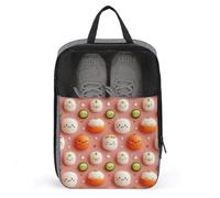 Sacs à chaussures de golf pour voyage pour homme et femme - Joli sac à chaussures de voyage imprimé concombre balle de riz pour l'emballage dans une valise, bowling, pointe de football, sac de sport