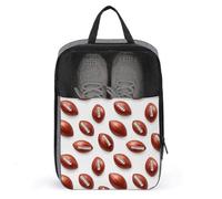 Sacs à chaussures de golf pour voyage pour homme et femme - Sac à chaussures de voyage imprimé football pour emballage dans une valise, bowling, danse, planche de football, sac de sport avec fermeture