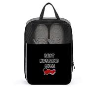 Sacs à Chaussures de Voyage Best Husband Ever, Pochette de Rangement Portable, Organisateur de Chaussures, Sac fourre-Tout pour Femmes et Hommes