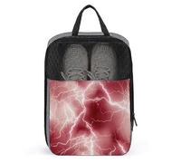 Sacs à Chaussures de Voyage imprimés de Tonnerre électrisants, Pochette de Rangement Portable, Organisateur de Chaussures, Sac fourre-Tout pour Femmes et Hommes