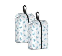 Sacs à Chaussures délicats à Pois nœud Papillon pour Le ge, organisateurs de Rangement à Motifs nœud Papillon, Pochettes à Chaussures avec poignée