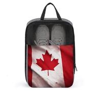 Sacs à chaussures organisateur de chaussures avec poignée sacs de voyage imprimé drapeau canadien pochette de rangement pour voyage et rangement, style, taille unique, sacs à chaussures, Style