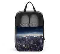 Sacs à chaussures pour voyage, étui à chaussures imprimé New York City pour voyage, sac à chaussures de voyage, sac de voyage imperméable et portable, sac de voyage pour homme et femme, New York,