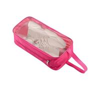 Sacs à Chaussures Transparents,Étui résistant à l'eau - Organisateur d'emballage à Fermeture éclair, Sac Anti-poussière pour Femme, Rose Chaude., riferimento Alla descrizione, Se référer à la