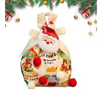 Sacs à collation de Noël - Sac de rangement réutilisable pour les fêtes de fin d'année, sacs cadeaux de fête de Noël - Pour noix de chocolat, petits jouets, sucettes, craquelins et fruits
