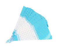 Sacs à cônes pour maïs soufflé, 50 pièces Sacs à friandises pour violoncelle transparent Sacs à maïs soufflé Sacs à maïs soufflé en forme de cône Sacs à bonbons en cellophane avec torsades(Bleu)