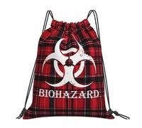 Sacs À Cordon Alerte Aux Risques Biologiques Gym Sack Colourful Sacs Piscine Résistant Sac De Sport pour Piscine Plage Ecole M