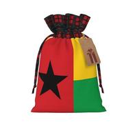 Sacs à cordon avec imprimé drapeau de la Guinée-Bissau, sacs à bonbons, pochettes de vacances réutilisables pour emballage et rangement M
