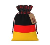 Sacs à cordon avec imprimé drapeau de l'Allemagne, sacs à bonbons, pochettes de vacances réutilisables pour emballage et rangement S