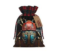 Sacs à cordon de serrage avec imprimé coccinelle colorée, sac à collation, pochettes réutilisables pour emballage et rangement S