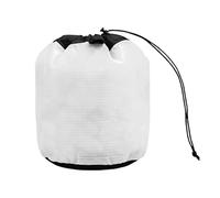Sacs à cordon de serrage, équipement de camping, étui portable en nylon léger, taille compacte, fermeture sécurisée, sac de rangement étanche pour sport, gym, plage, 21 x 18 x 2 cm, Noir , Refer to