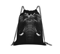 Sacs À Cordon Randonnée À Black Elephant Head Gym Sack Sport Sacs Piscine Imperméable Sac De Sport pour Voyage Piscine Natation M