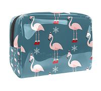Sacs à cosmétiques imperméables, sacs de maquillage de voyage, chaussettes de Noël rouges, sacs de maquillage portables multifonctionnels, organisateur de sac de maquillage de voyage pour femme,