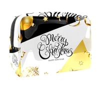 Sacs à cosmétiques imperméables, sacs de maquillage de voyage, chaussettes de Noël rouges, sacs de maquillage portables multifonctionnels, organisateur de sac de maquillage de voyage pour femme,