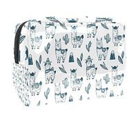Sacs à cosmétiques imperméables, un petit cadeau juste pour vous, sacs cosmétiques de voyage en alpaga de dessin animé, sacs de maquillage portables multifonctionnels, organisateur de sac de