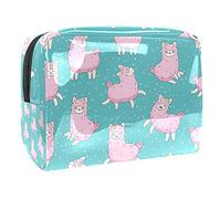 Sacs à cosmétiques imperméables, un petit cadeau juste pour vous, sacs cosmétiques de voyage en alpaga de dessin animé, sacs de maquillage portables multifonctionnels, organisateur de sac de