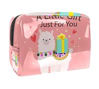 Sacs à cosmétiques imperméables, un petit cadeau juste pour vous, sacs cosmétiques de voyage en alpaga de dessin animé, sacs de maquillage portables multifonctionnels, organisateur de sac de