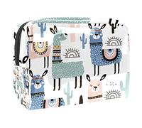 Sacs à cosmétiques imperméables, un petit cadeau juste pour vous, sacs cosmétiques de voyage en alpaga de dessin animé, sacs de maquillage portables multifonctionnels, organisateur de sac de