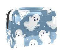 Sacs À Cosmétiques pour Femmes Étoiles Fantômes Trousse De Maquillage Trousse De Toilette De Voyage Organisateur De Cosmétiques 18.5x7.5x13cm