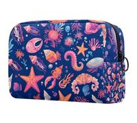 Sacs À Cosmétiques pour Femmes Jelly Starfish (Étoile De Mer en Gelée) Trousse De Maquillage Trousse De Toilette De Voyage Organisateur De Cosmétiques