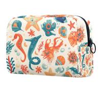 Sacs À Cosmétiques pour Femmes Jelly Starfish Pattern (Motif D'étoile De Mer en Gelée) Trousse De Maquillage Trousse De Toilette De Voyage Organisateur De Cosmétiques