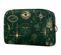 Sacs À Cosmétiques pour Femmes Motifs D'alchimie Et D'astrologie Trousse De Maquillage Trousse De Toilette De Voyage Organisateur De Cosmétiques