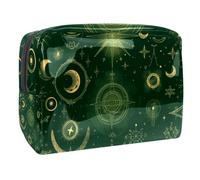 Sacs À Cosmétiques pour Femmes Motifs D'astrologie Alchimique Trousse De Maquillage Trousse De Toilette De Voyage Organisateur De Cosmétiques 18.5x7.5x13cm