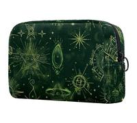 Sacs À Cosmétiques pour Femmes Motifs D'astrologie Alchimique Trousse De Maquillage Trousse De Toilette De Voyage Organisateur De Cosmétiques