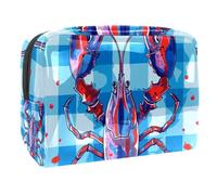 Sacs À Cosmétiques pour Femmes Papillons Monarques Trousse De Maquillage Trousse De Toilette De Voyage Organisateur De Cosmétiques 18.5x7.5x13cm