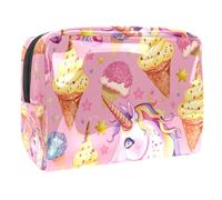 Sacs À Cosmétiques pour Femmes Scène sous-Marine - Dauphins Trousse De Maquillage Trousse De Toilette De Voyage Organisateur De Cosmétiques 18.5x7.5x13cm