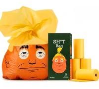 Sacs à crottes pour Chiens Le Sac à crottes Le Plus présidentiel de Tous Les Temps SH*T Bag 60 Coun, Sacs Poubelle extérieurs étanches Prank Lovers Cadeaux d'éléphant Blanc,1pcs