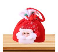 Sacs à de Noël avec cordon de serrage, sacs de présentation portables réutilisables, sacs de rangement de Noël, sacs de de vacances, sac de rangement confortable pour les collèges de