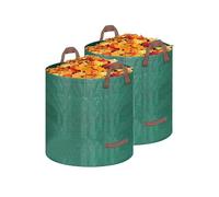 Sacs à Déchets de Jardin Robustes 400L, Sacs de Jardin Réutilisables avec Poignées, pour Feuilles Déchets Débris(400L x 1)