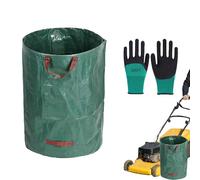 Sacs à déchets de jardin, sacs de recyclage, sacs à feuilles, sac à déchets de jardin, poubelle à feuilles mortes, durable et imperméable, en polypropylène, pour la collecte des feuilles, sacs de